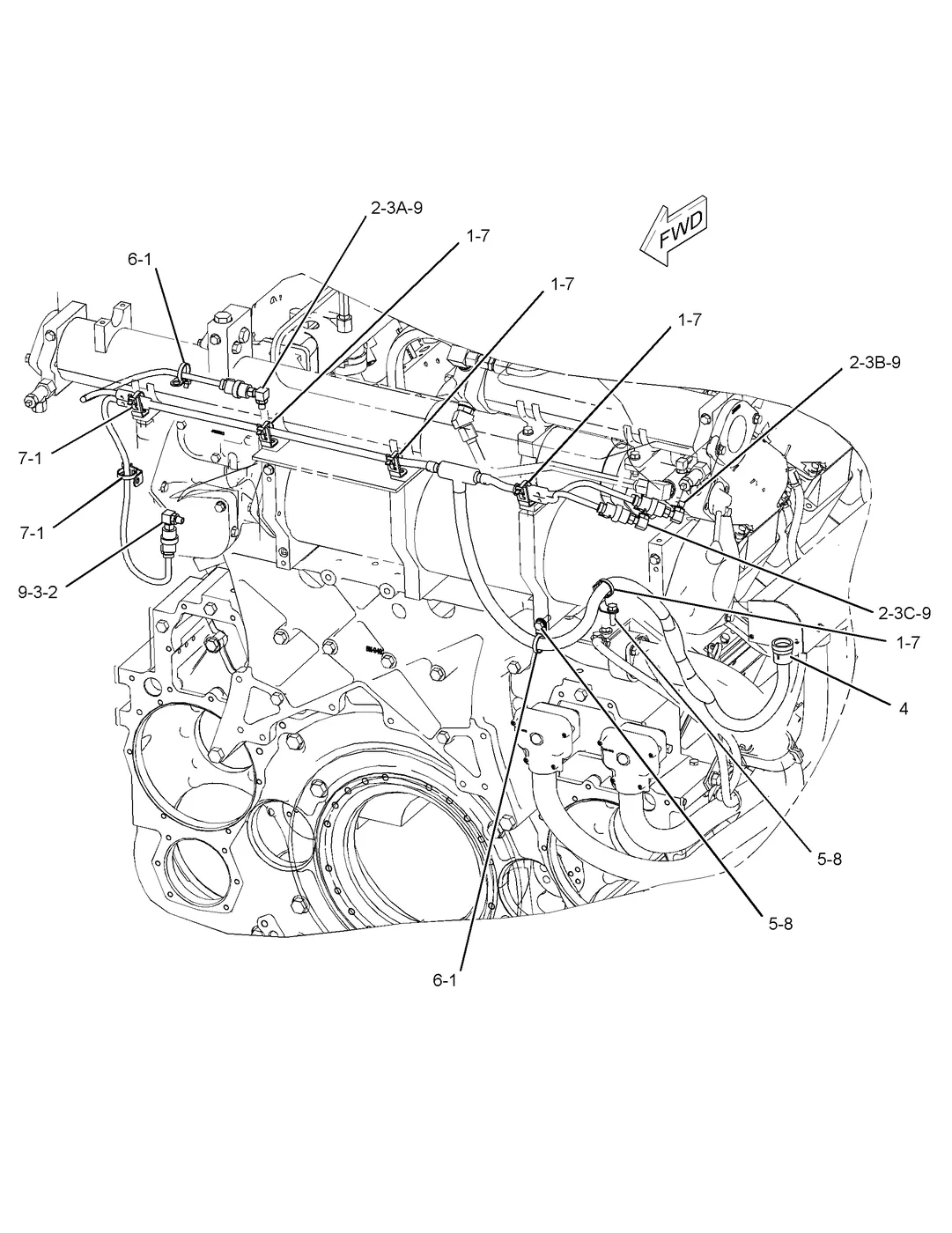3516B · ELECTRICAL AND STARTING SYSTEM · 253-6138 CAT parts diagram
