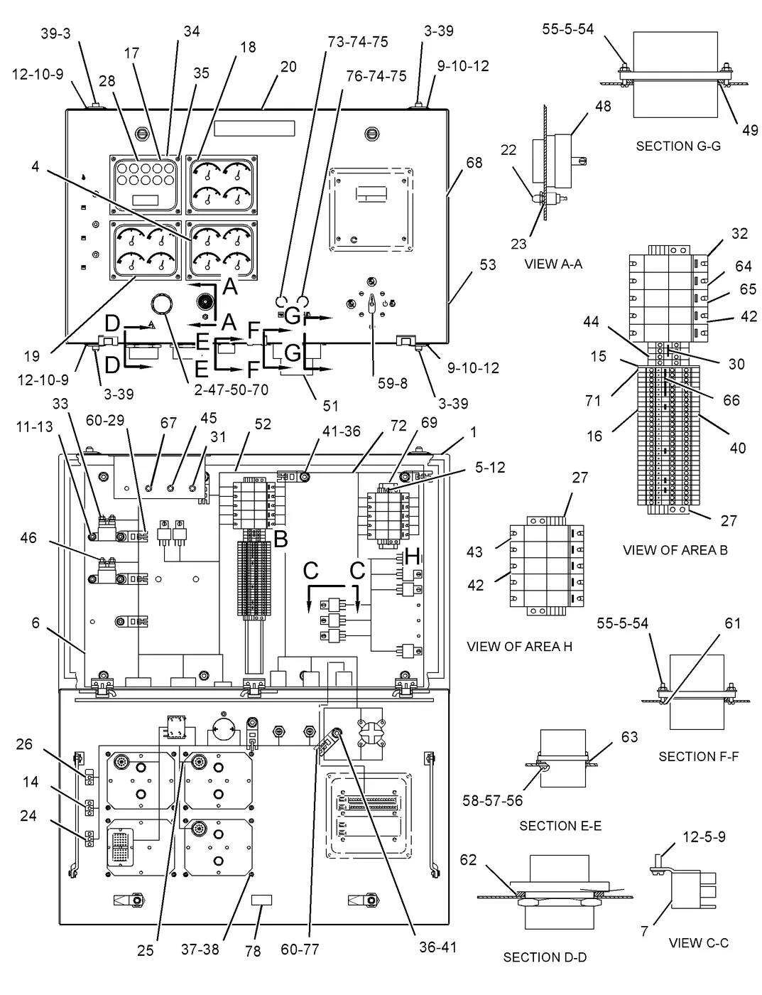 3516B · OPERATOR STATION · 143-0498 CAT parts diagram