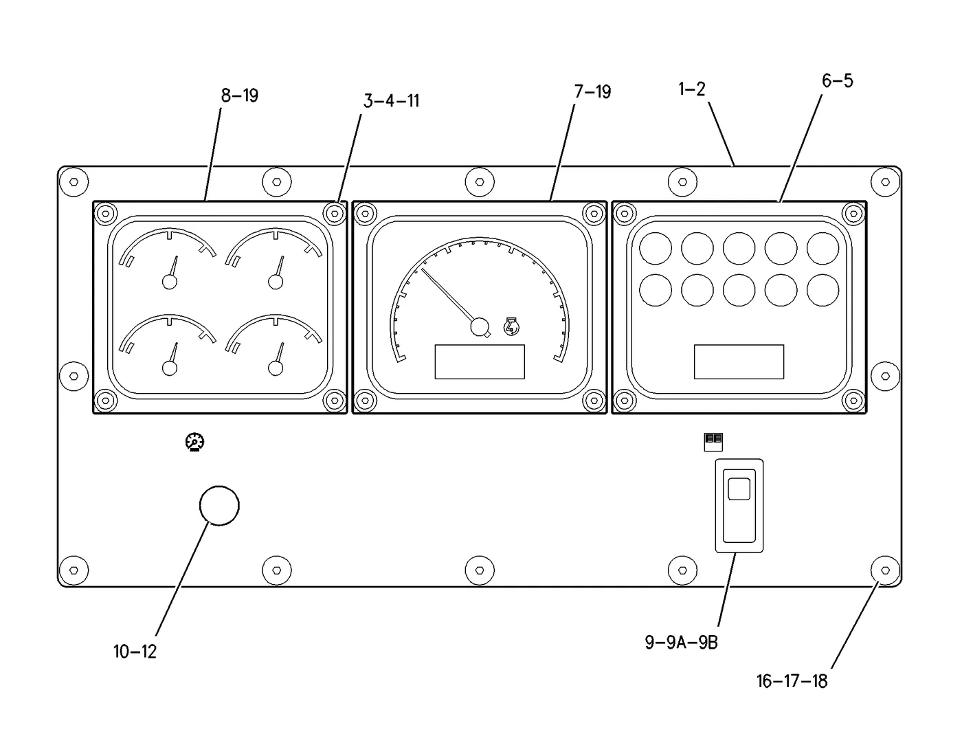 3516B · OPERATOR STATION · 123-8210 CAT parts diagram