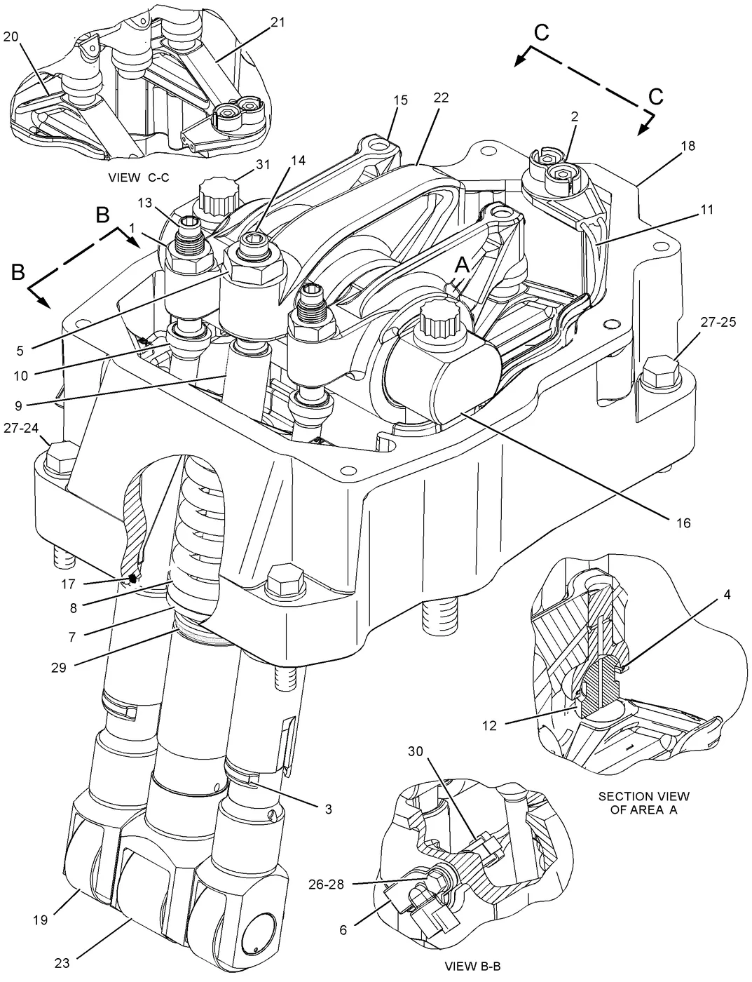 3516C · BASIC ENGINE · 224-9869 CAT parts diagram