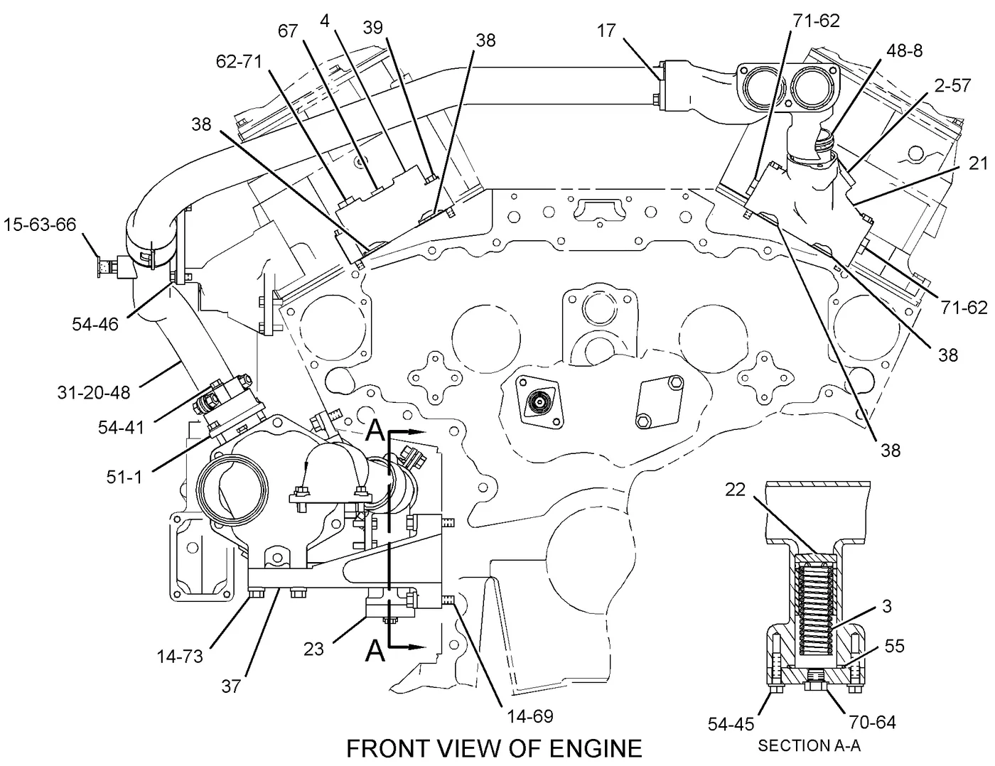 3516C · LUBRICATION SYSTEM · 312-6298 CAT parts diagram
