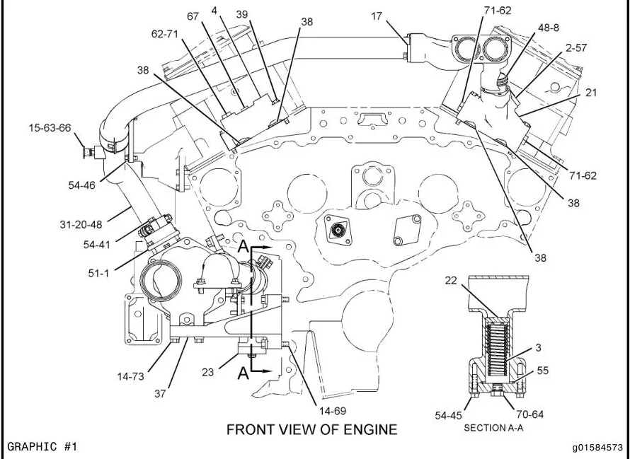 3516C 6V4589 parts diagram