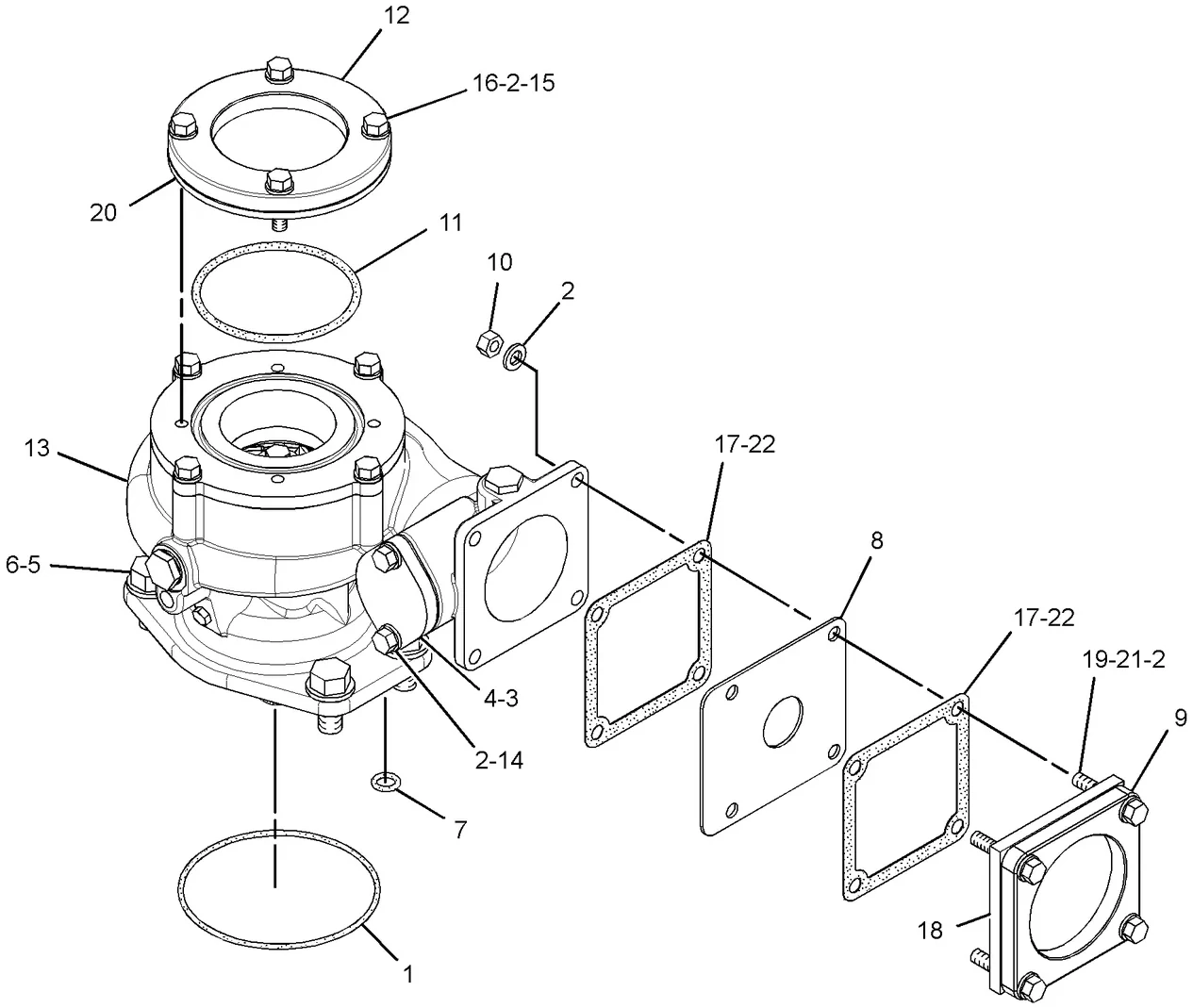 3516C · COOLING SYSTEM · 316-1817 CAT parts diagram