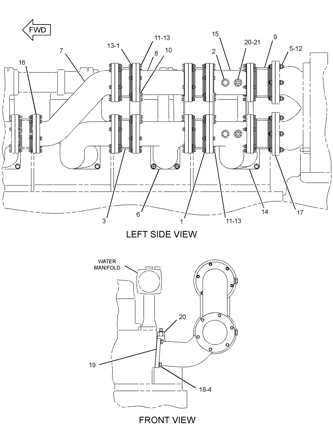3606 · AIR INLET AND EXHAUST SYSTEM · 183-4480 CAT parts diagram