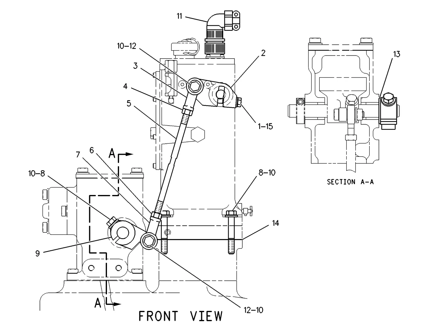 3606 · FUEL SYSTEM · 112-5051 CAT parts diagram