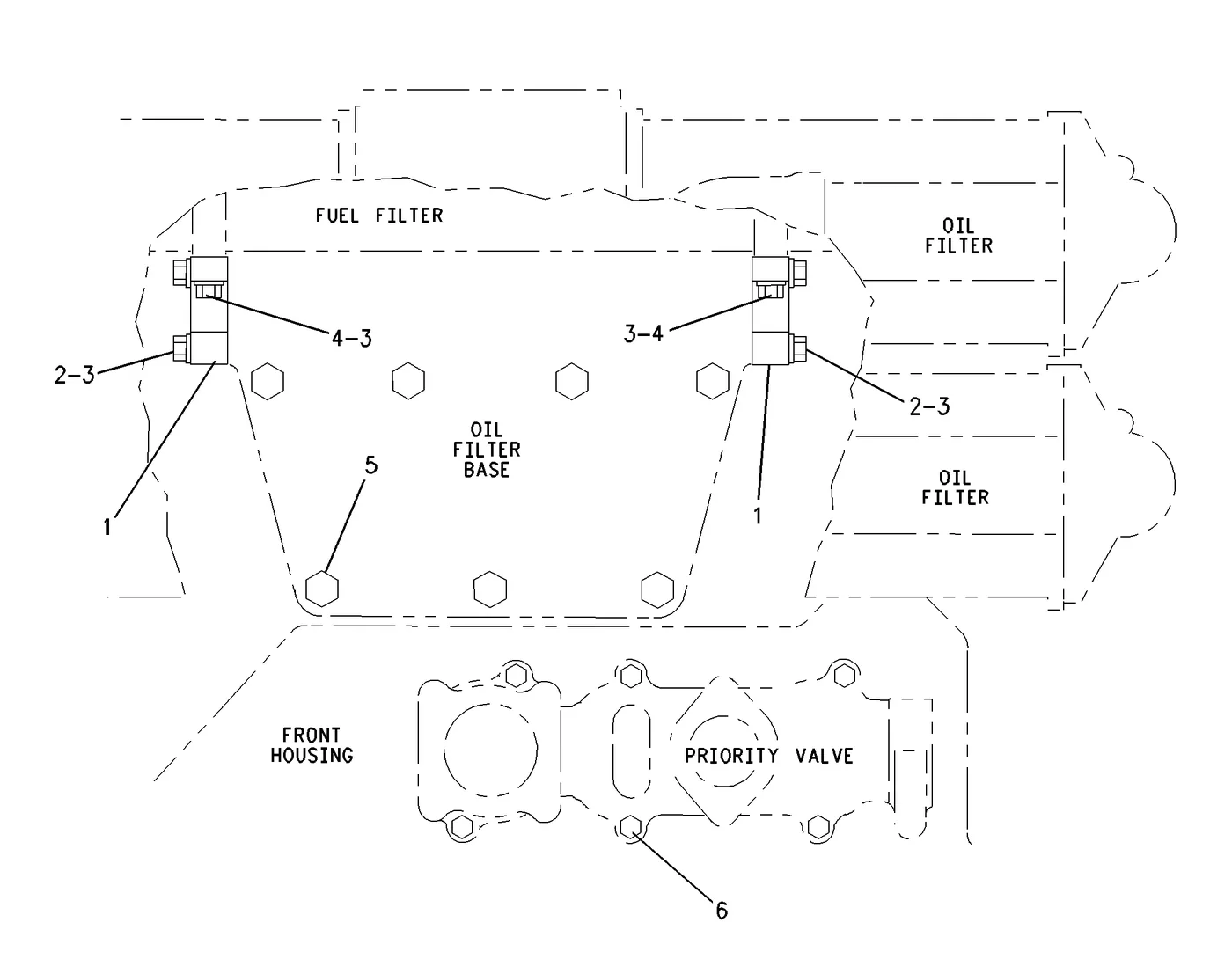3606 · FUEL SYSTEM · 030-7951 CAT parts diagram