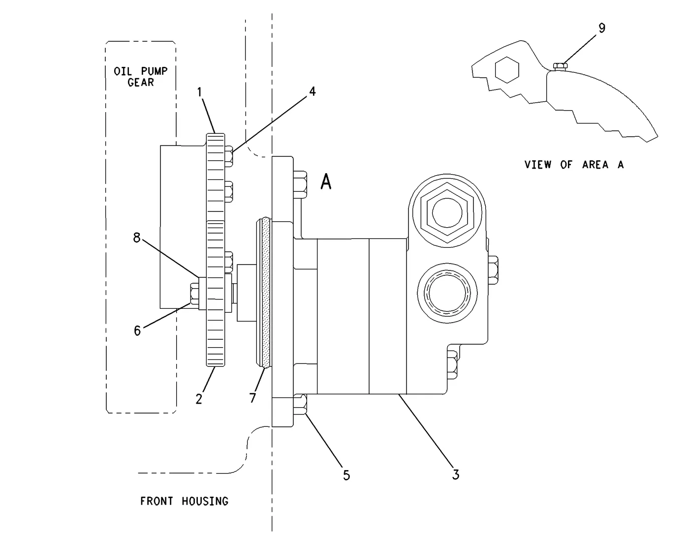 3606 · FUEL SYSTEM · 030-7951 CAT parts diagram