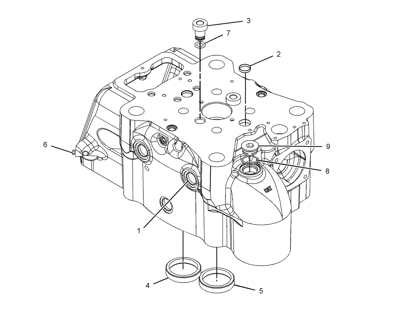 3606 · BASIC ENGINE · 252-5614 CAT parts diagram