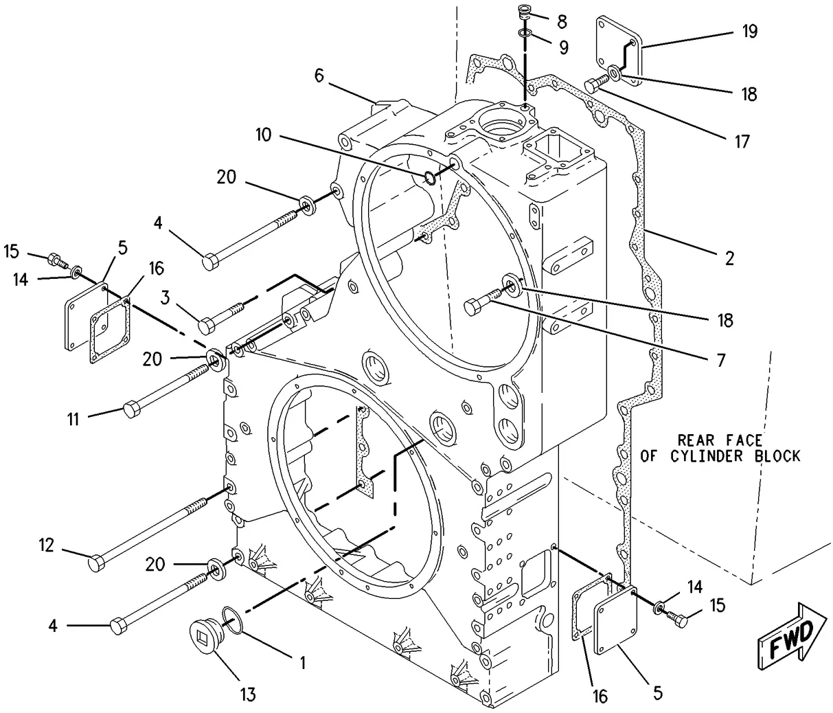 3606 · BASIC ENGINE · 009-2062 CAT parts diagram