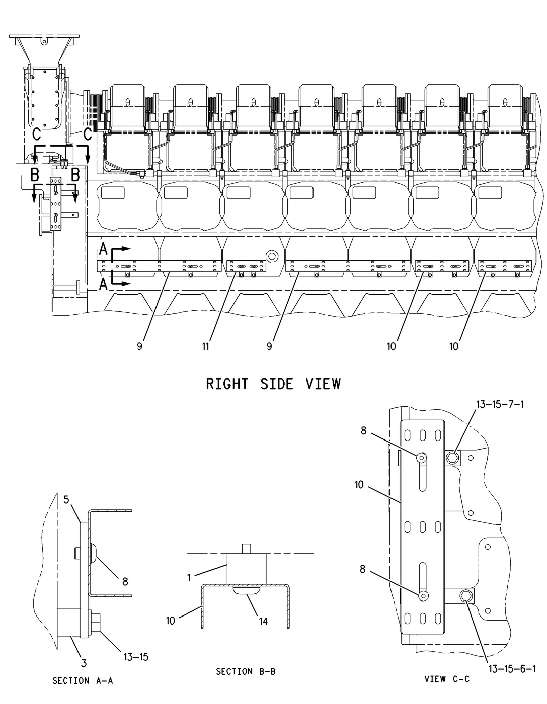 3608 · ENGINE SHIPPING ORDER · 183-6220 CAT parts diagram