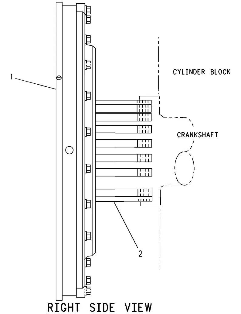 3608 · BASIC ENGINE · 226-1926 CAT parts diagram