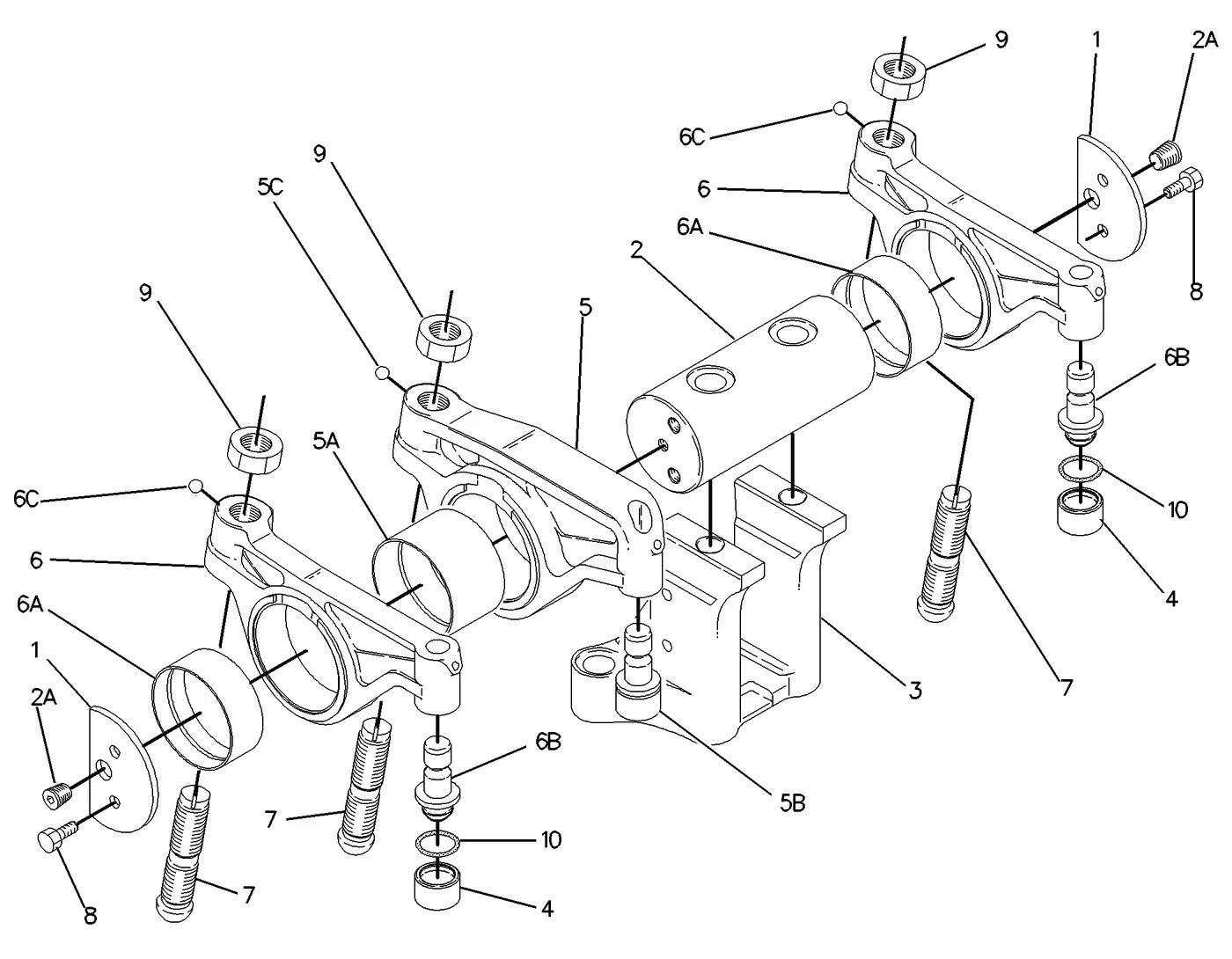 3608 · BASIC ENGINE · 128-5682 CAT parts diagram