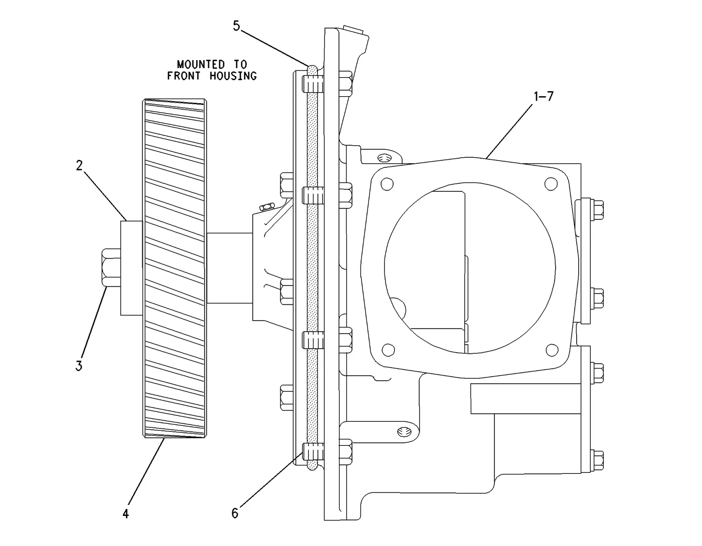 3608 · LUBRICATION SYSTEM · 258-7579 CAT parts diagram