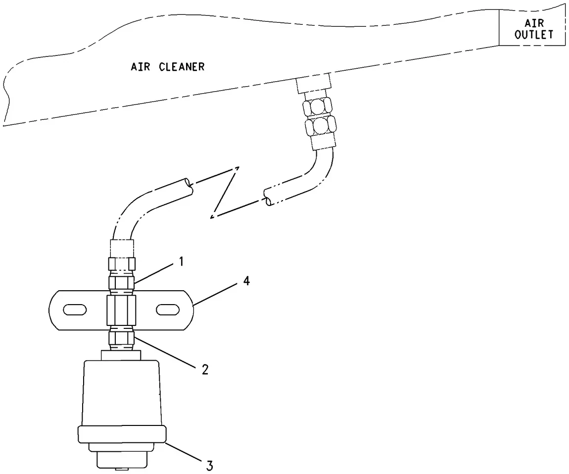 3616 · AIR INLET AND EXHAUST SYSTEM · 208-9471 CAT parts diagram
