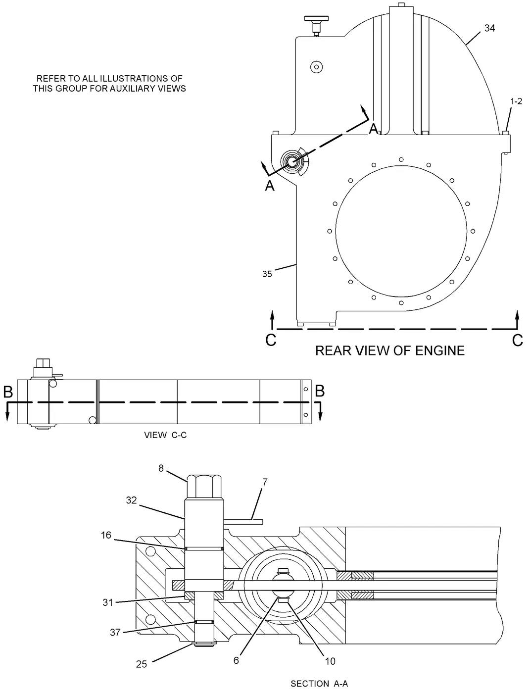 3616 · AIR INLET AND EXHAUST SYSTEM · 317-9554 CAT parts diagram