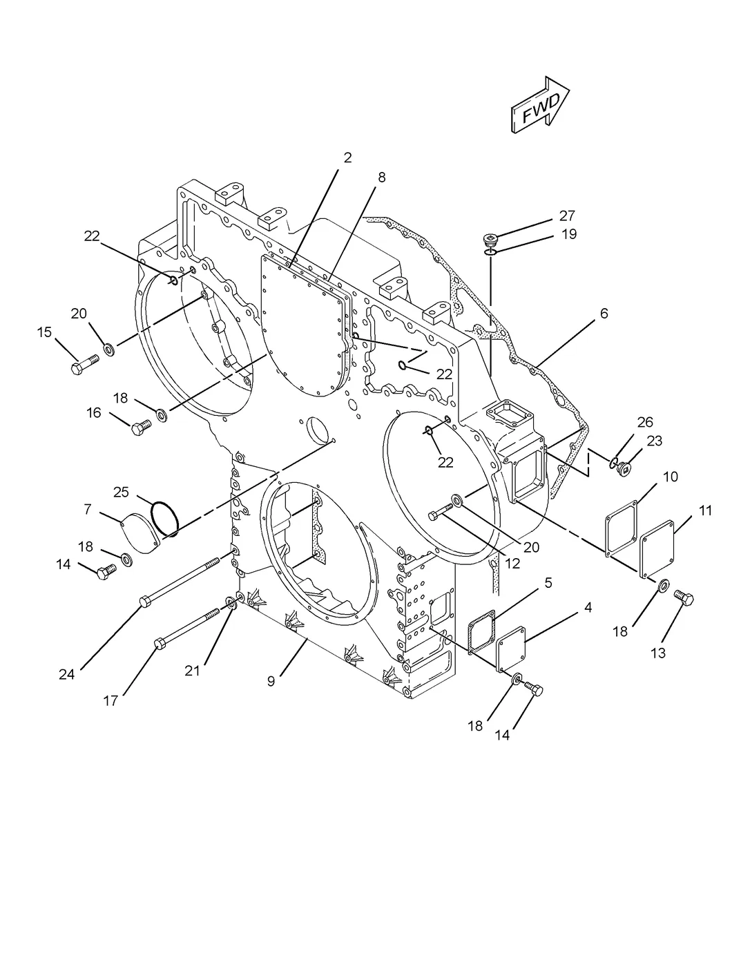 3616 · BASIC ENGINE · 288-8541 CAT parts diagram