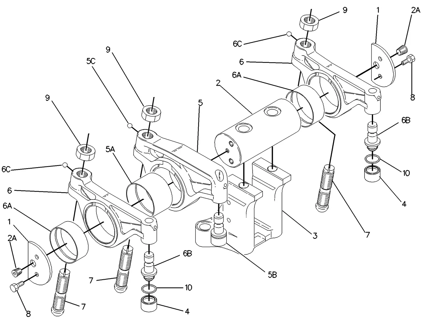 3616 · BASIC ENGINE · 128-5682 CAT parts diagram