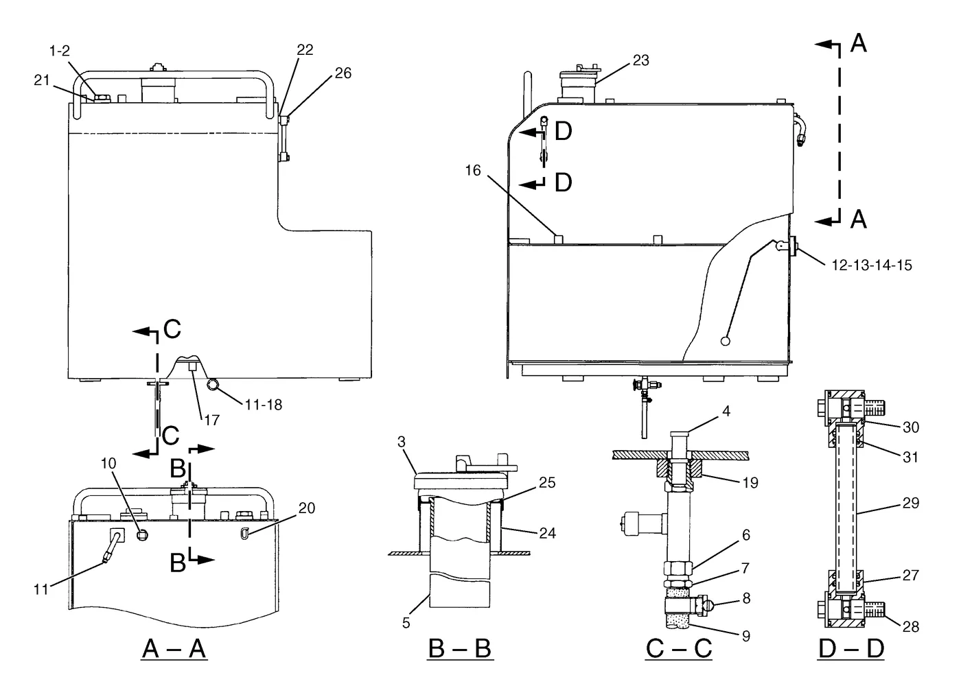 365B · FUEL SYSTEM · 138-5596 CAT parts diagram