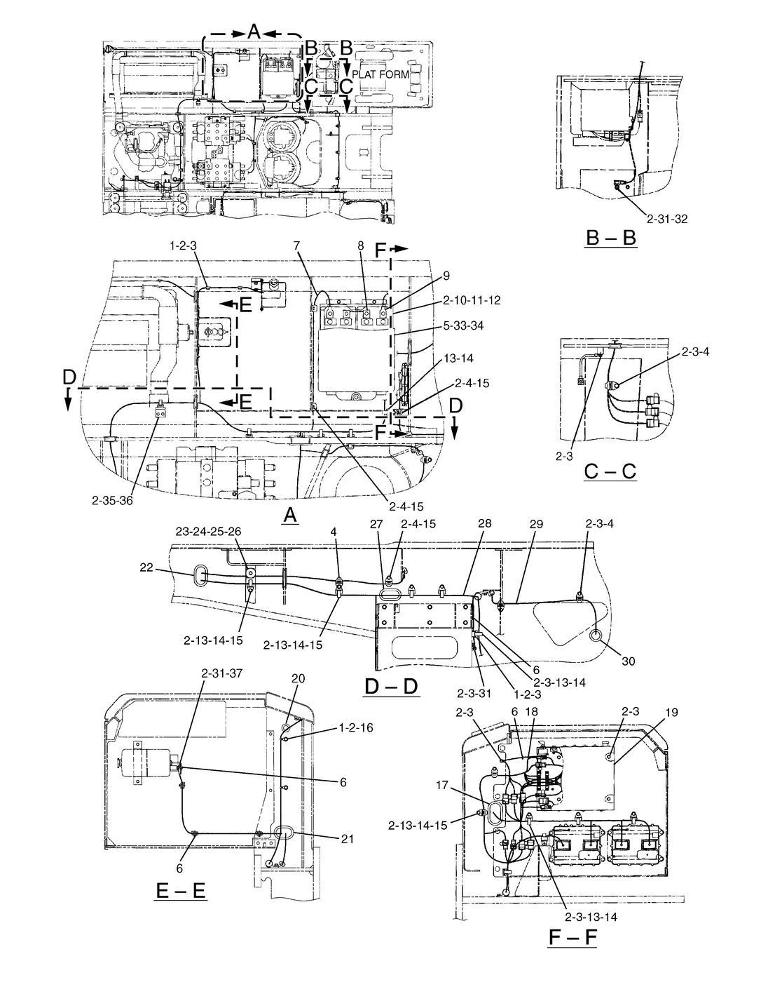 365B · ELECTRICAL AND STARTING SYSTEM · 213-0826 CAT parts diagram