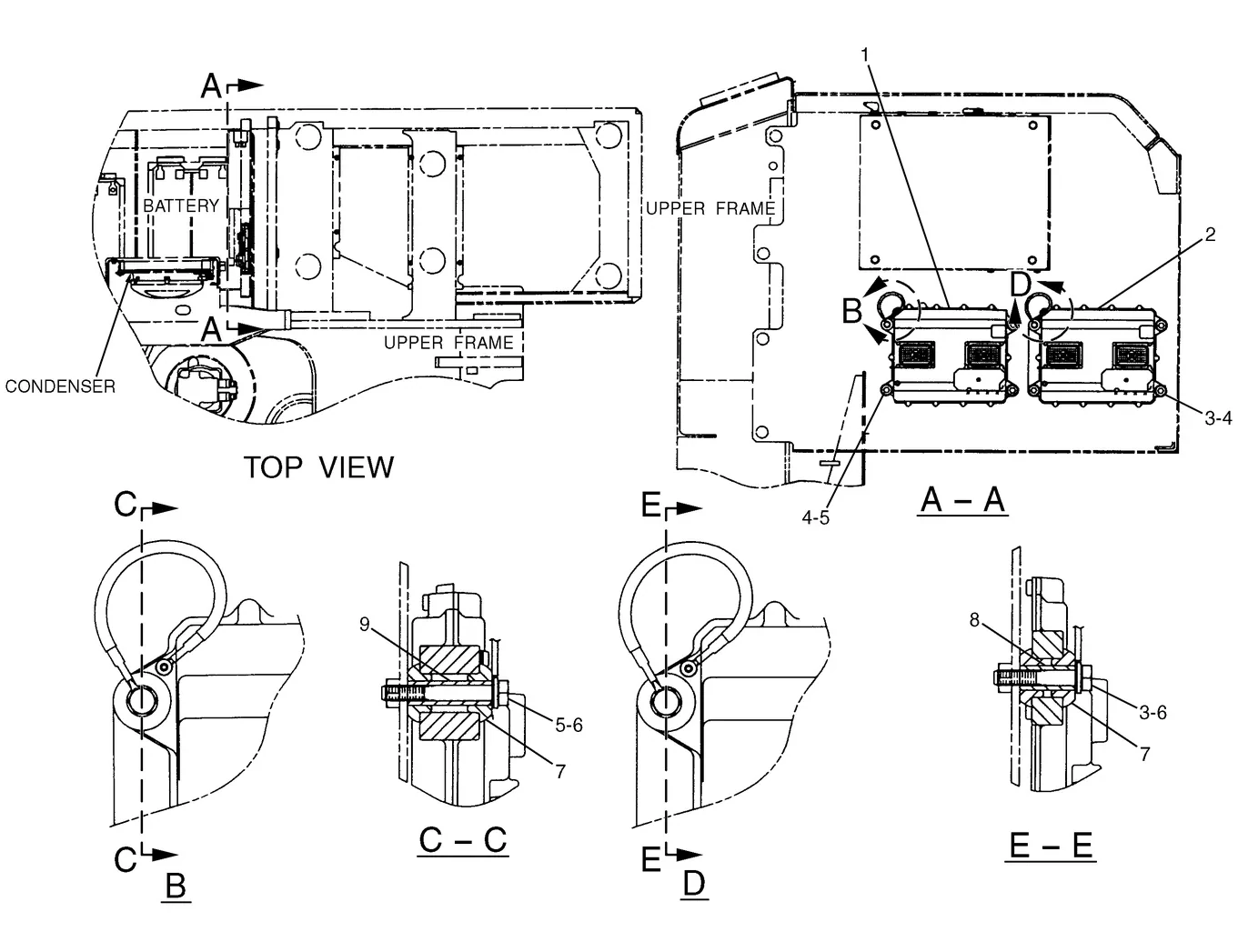365B · ELECTRICAL AND STARTING SYSTEM · 139-4001 CAT parts diagram