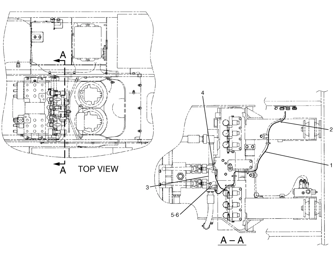 365B · ELECTRICAL AND STARTING SYSTEM · 167-3585 CAT parts diagram