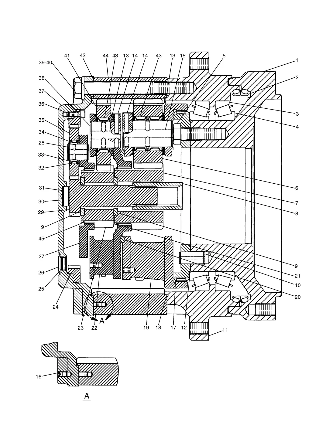 365B · POWER TRAIN · 136-2956 CAT parts diagram