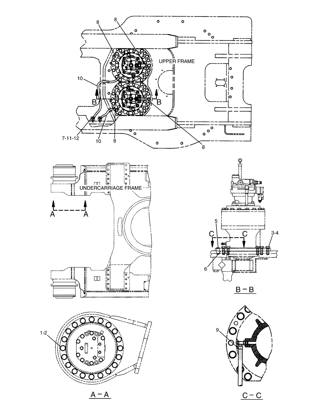 365B · FRAME AND BODY · 136-2917 CAT parts diagram