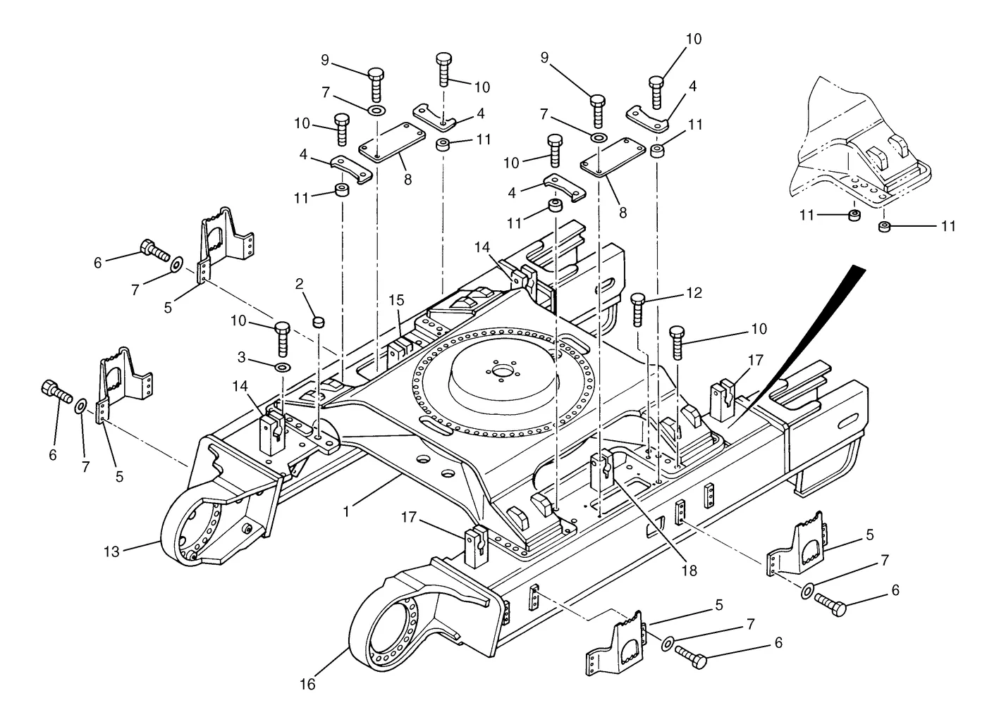 365B · FRAME AND BODY · 137-2986 CAT parts diagram