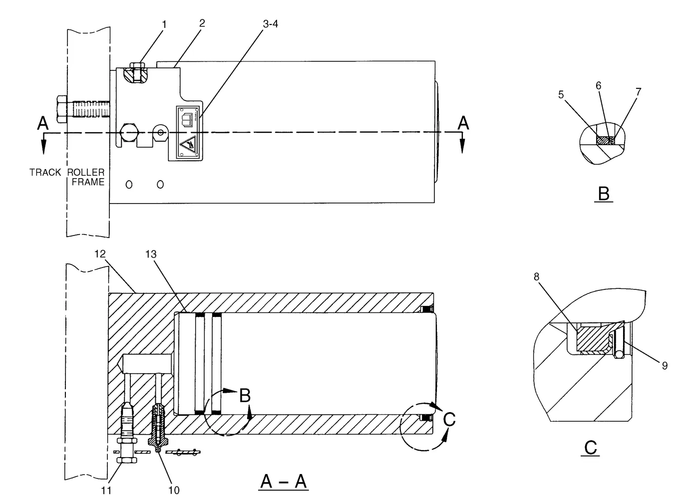 365B · FRAME AND BODY · 136-2430 CAT parts diagram