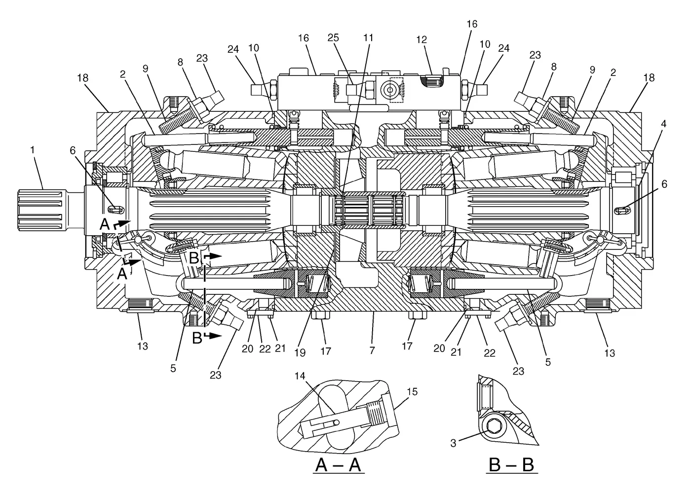 365B · HYDRAULIC SYSTEM · 158-9066 CAT parts diagram