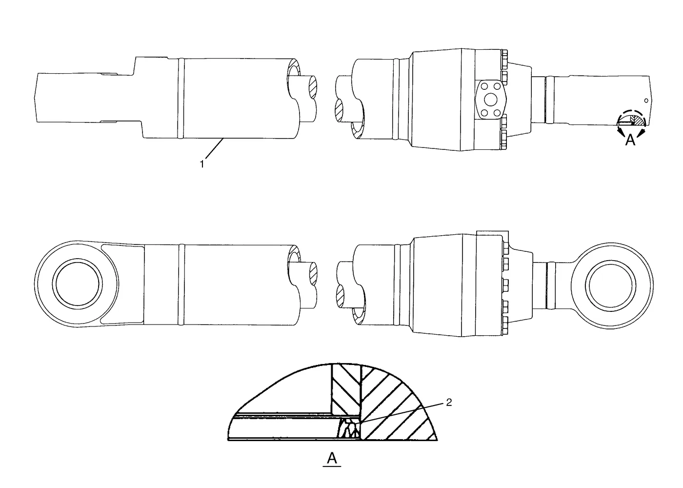 365B · HYDRAULIC SYSTEM · 158-9113 CAT parts diagram