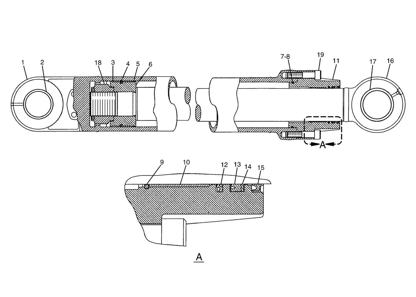 365B · HYDRAULIC SYSTEM · 143-8004 CAT parts diagram