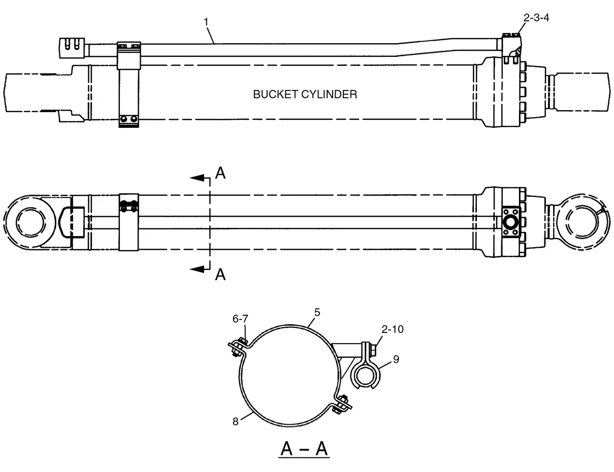 365B · HYDRAULIC SYSTEM · 138-5261 CAT parts diagram
