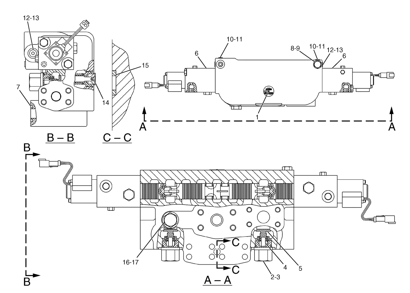 365B · HYDRAULIC SYSTEM · 144-4479 CAT parts diagram