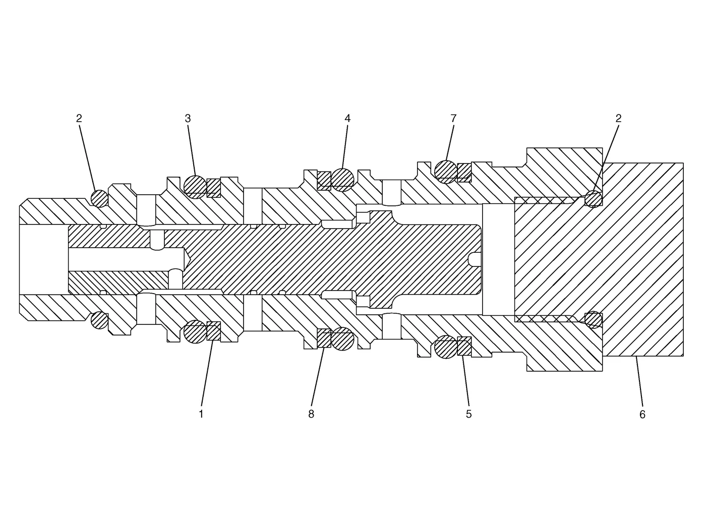 365B · HYDRAULIC SYSTEM · 193-1665 CAT parts diagram
