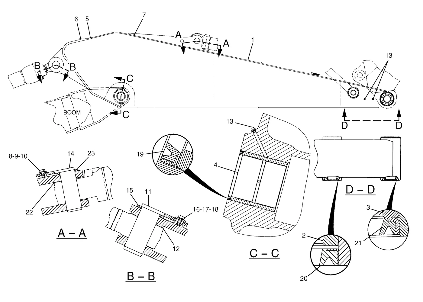 365B · IMPLEMENTS · 212-3012 CAT parts diagram