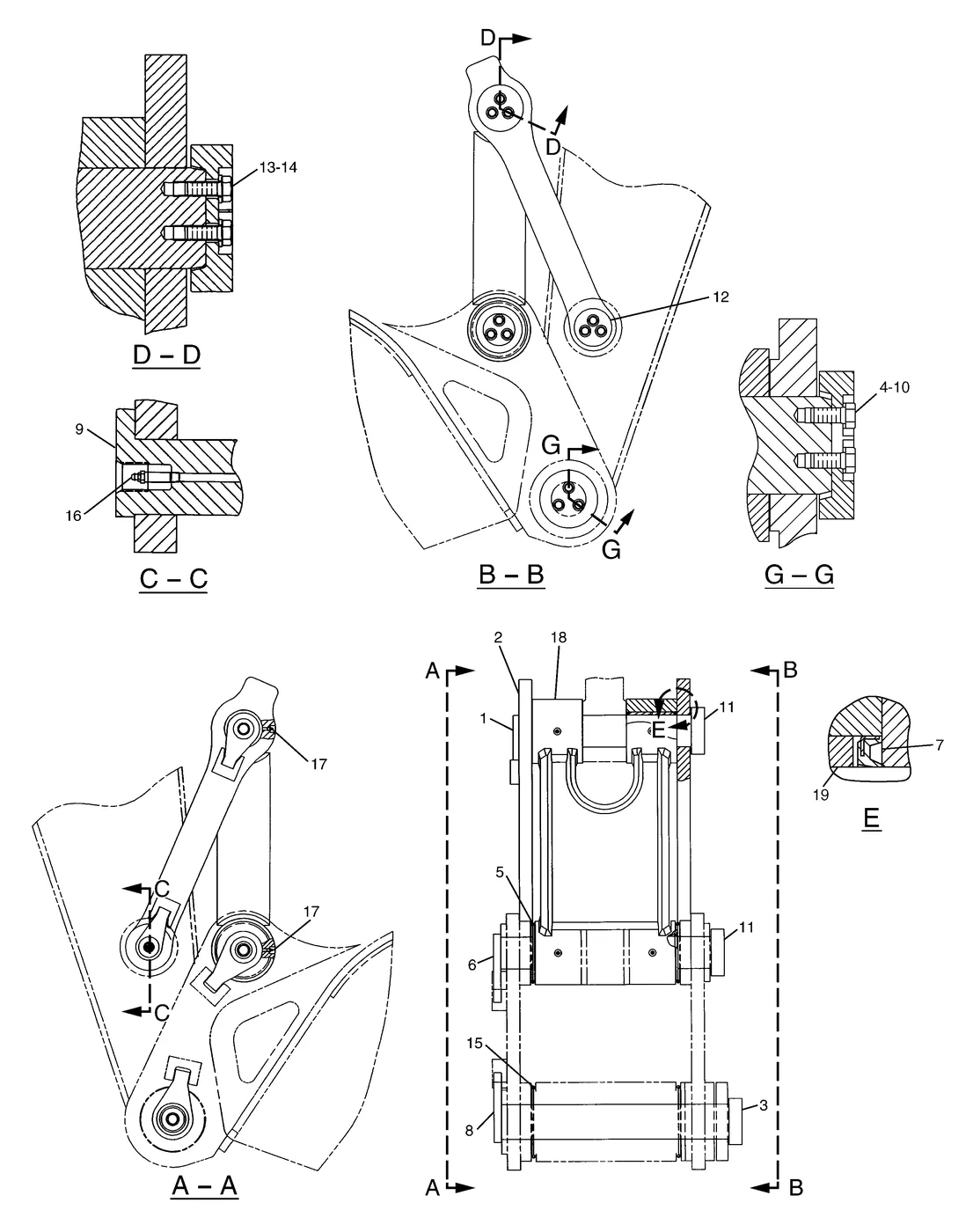 365B · IMPLEMENTS · 219-8341 CAT parts diagram