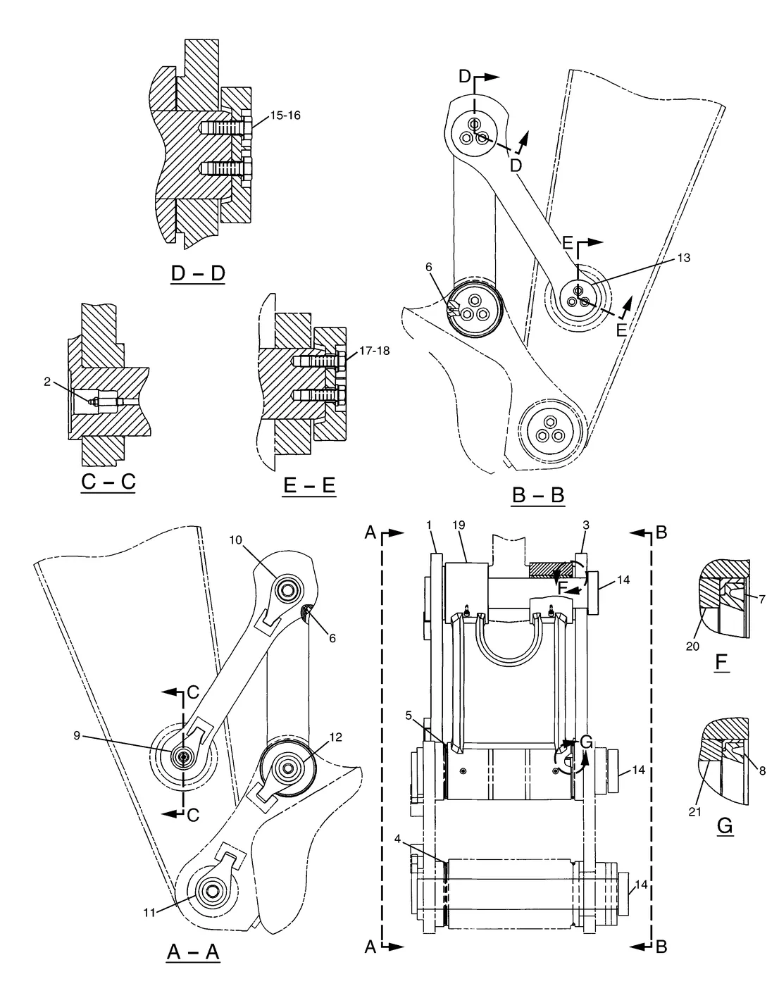 365B · IMPLEMENTS · 219-8347 CAT parts diagram
