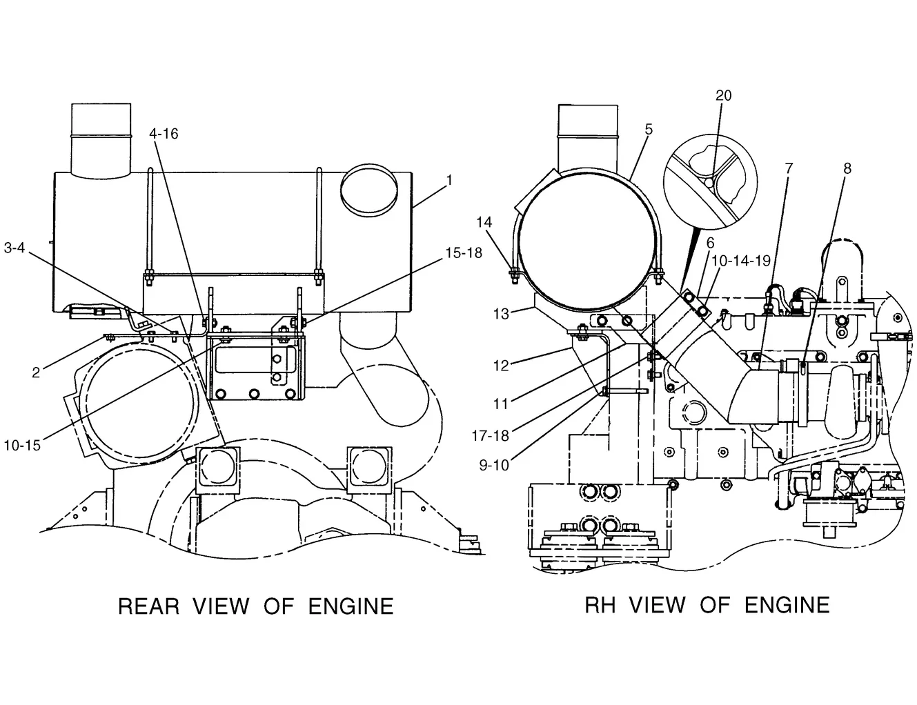 365B · AIR INLET AND EXHAUST SYSTEM · 139-8830 CAT parts diagram
