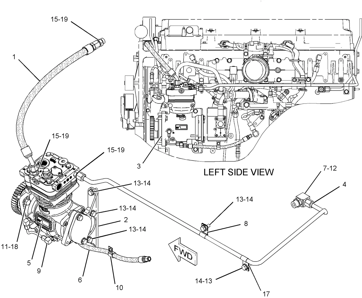 C13 · BASIC ENGINE · 222-2900 CAT parts diagram