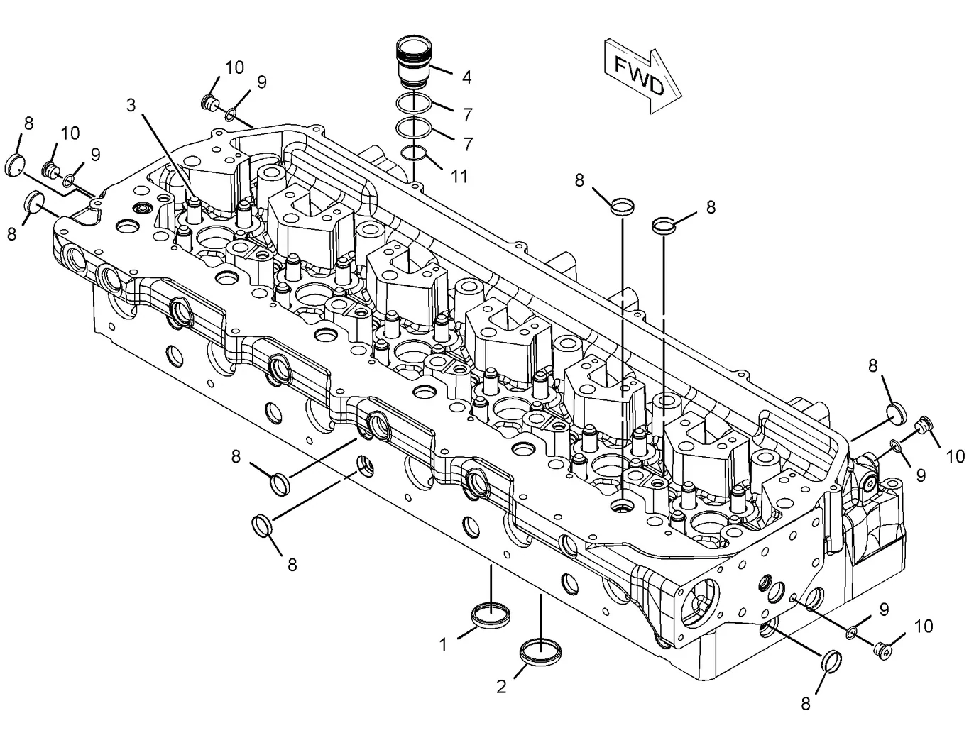 C13 · BASIC ENGINE · 257-4095 CAT parts diagram