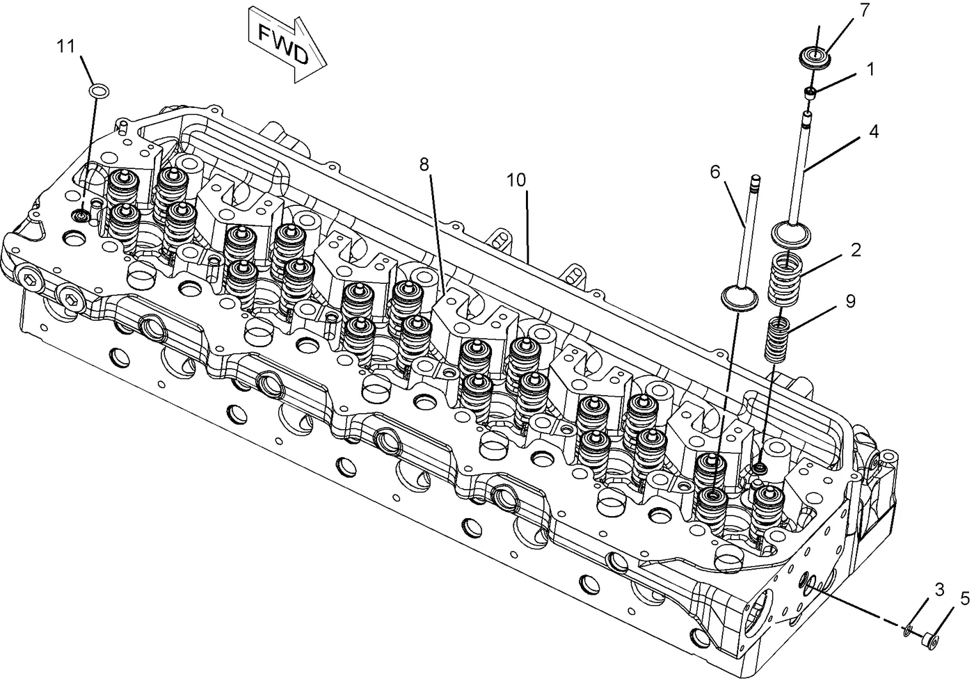 C13 · BASIC ENGINE · 240-7679 CAT parts diagram
