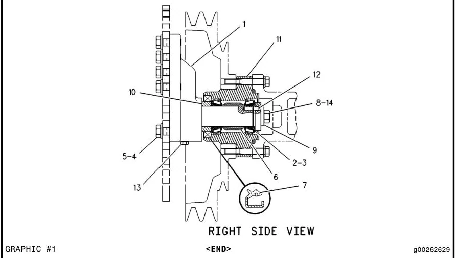 C13 7D1649 parts diagram