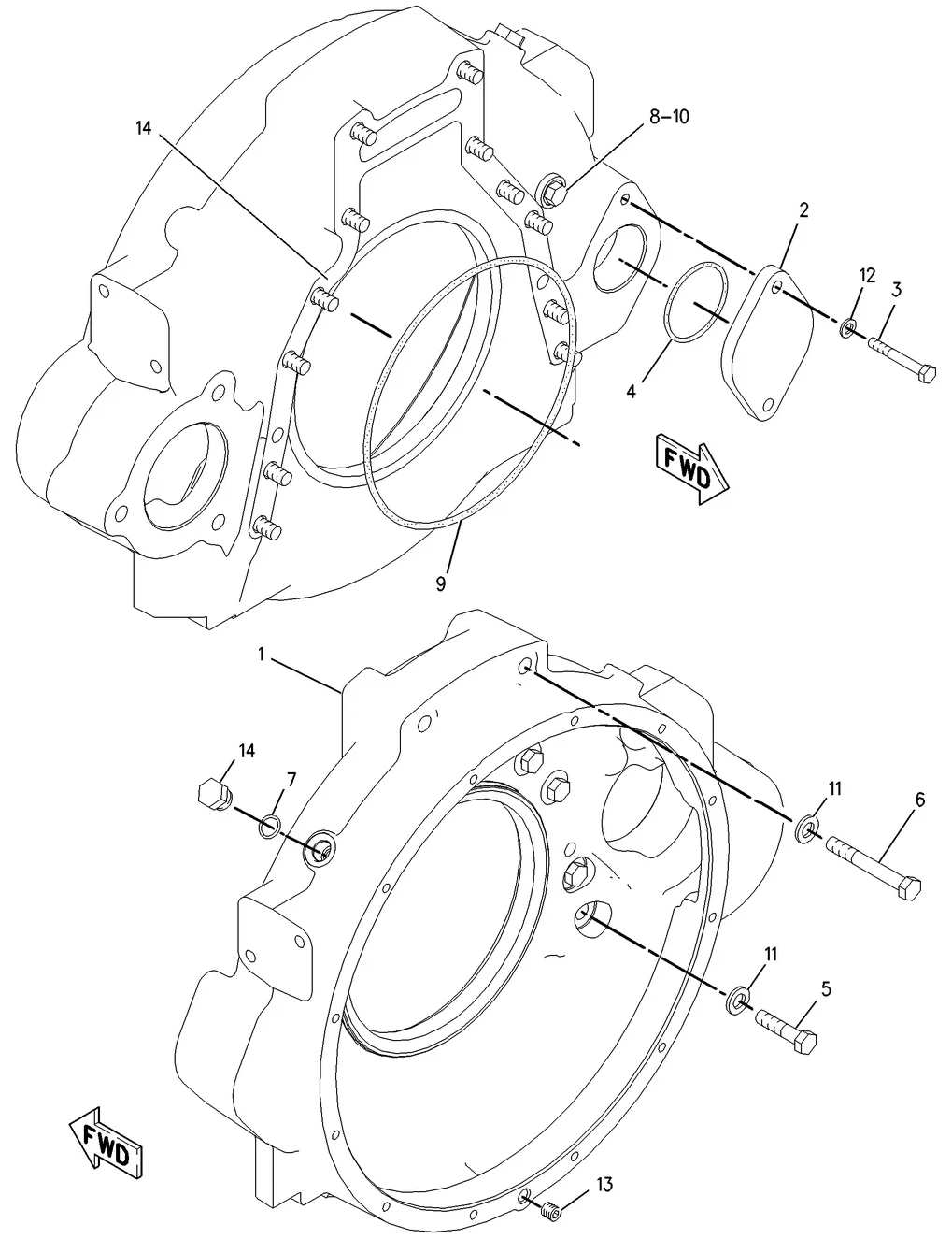 C13 · BASIC ENGINE · 174-1584 CAT parts diagram