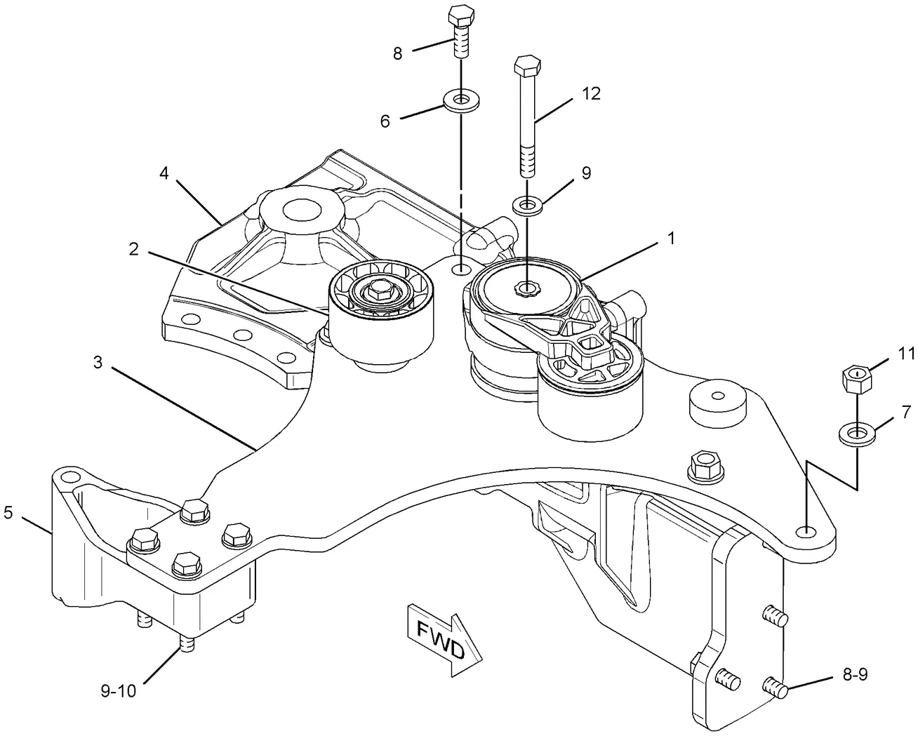 C13 · BASIC ENGINE · 259-1898 CAT parts diagram