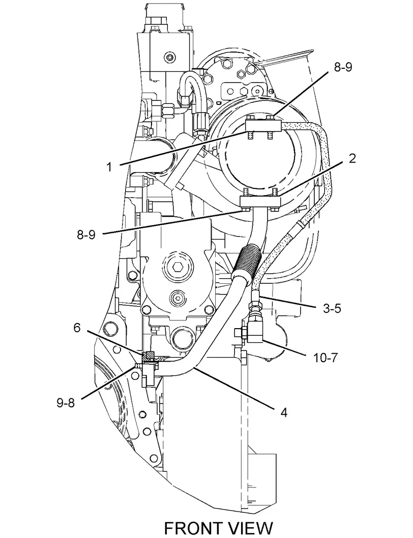 C13 · LUBRICATION SYSTEM · 257-5895 CAT parts diagram