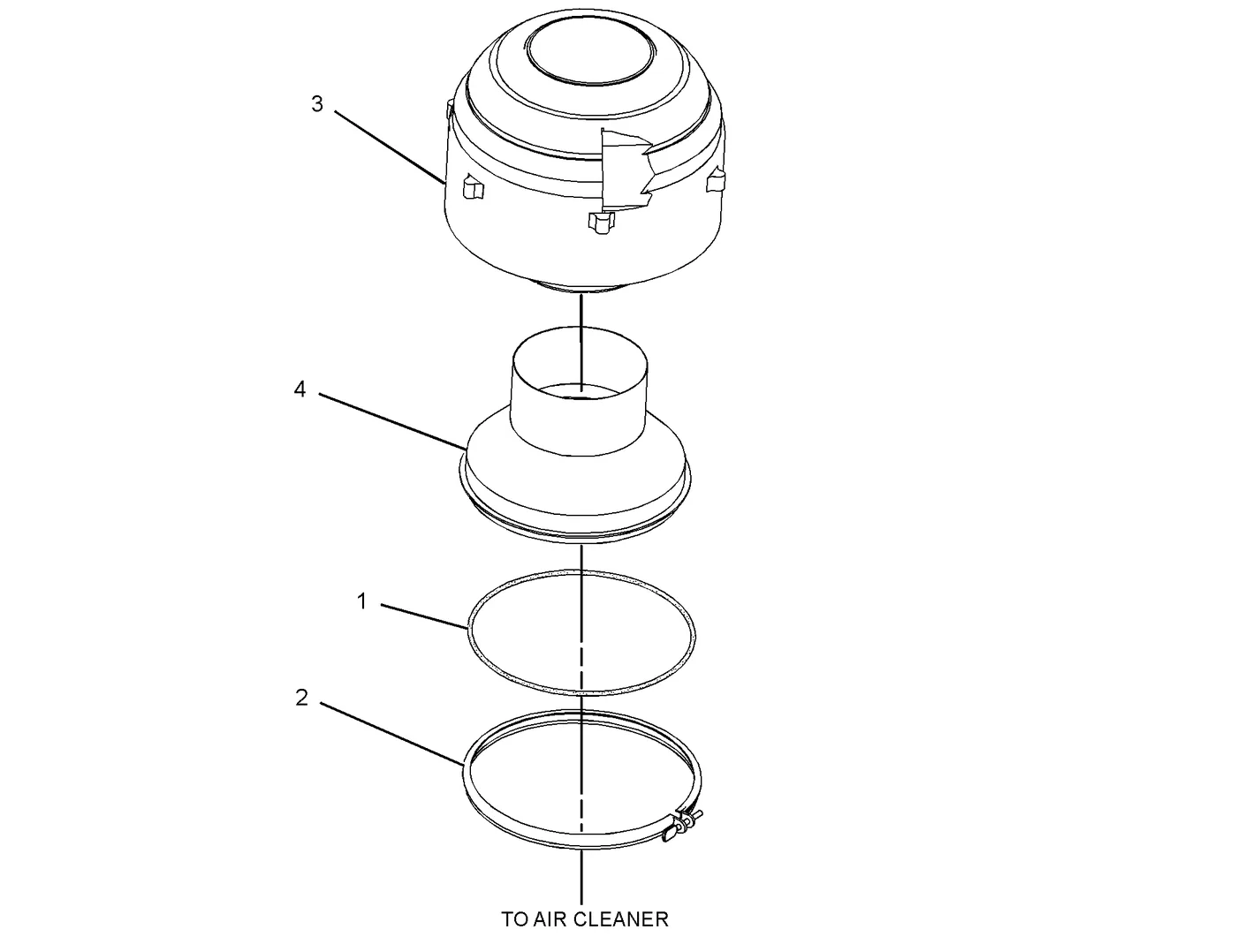 C13 · AIR INLET AND EXHAUST SYSTEM · 280-2582 CAT parts diagram