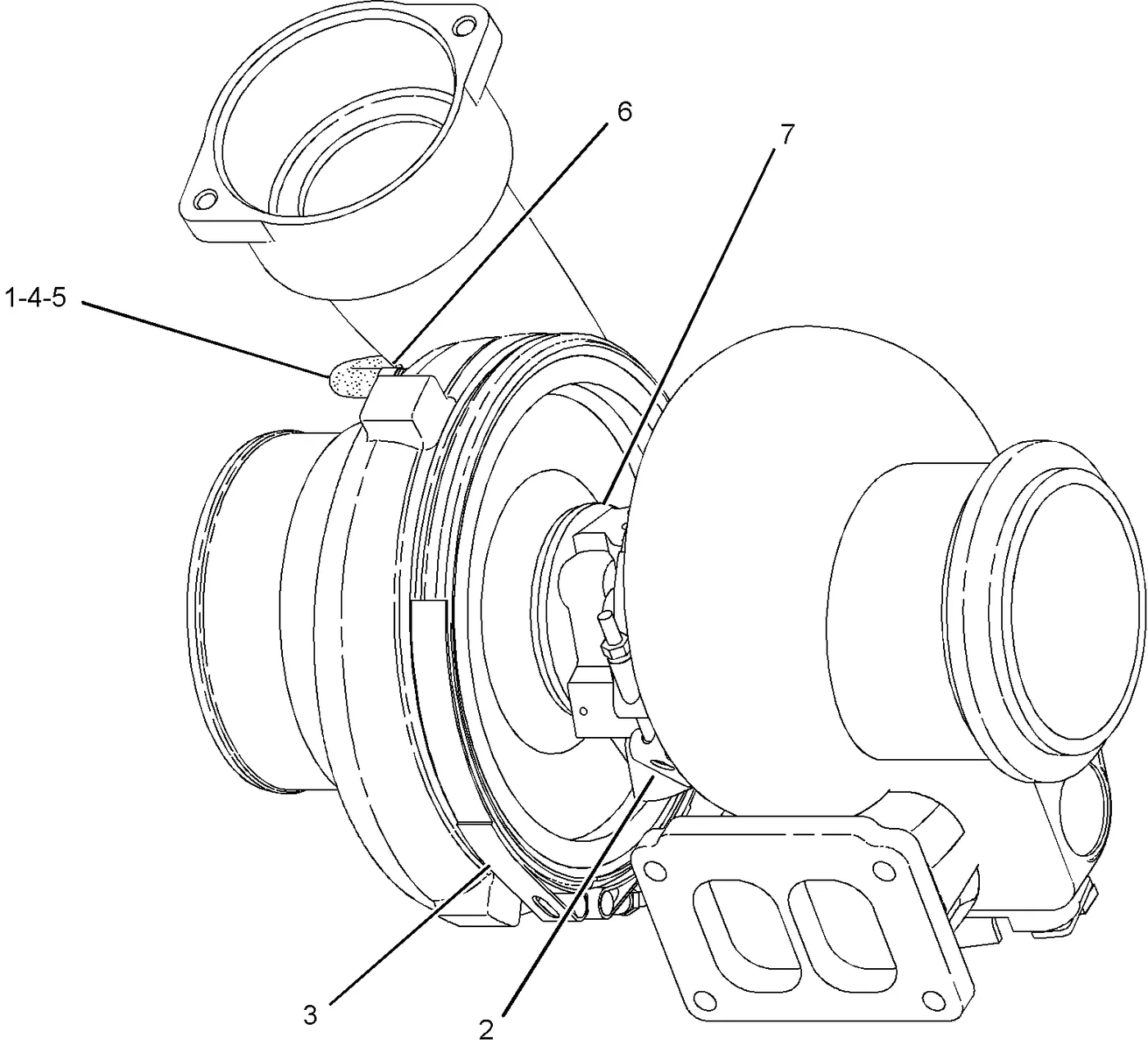 C13 · AIR INLET AND EXHAUST SYSTEM · 241-1706 CAT parts diagram