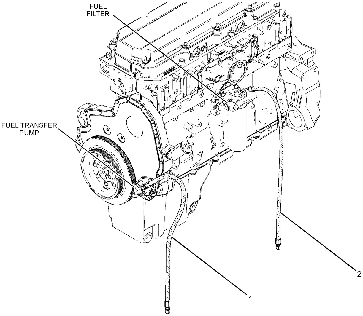 C13 · FUEL SYSTEM · 267-3481 CAT parts diagram