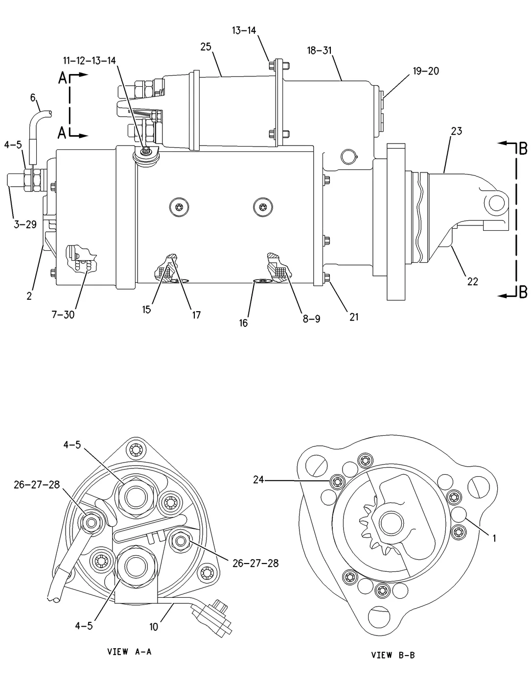 C13 · ELECTRICAL AND STARTING SYSTEM · 131-4850 CAT parts diagram